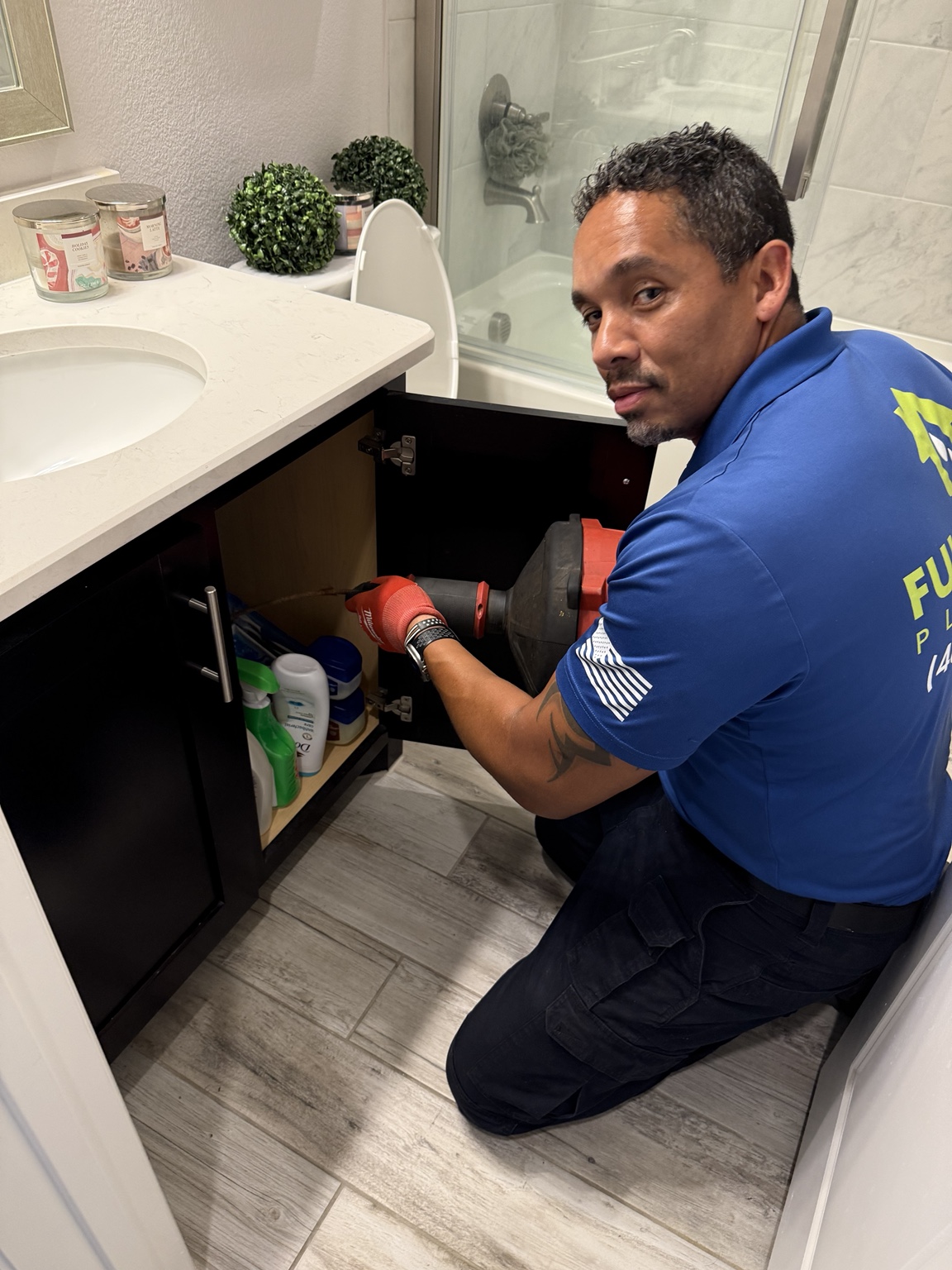 Full Force Plumbing bathroom plumbing repair