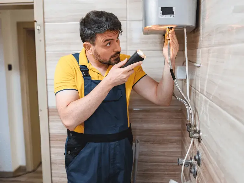 running out of hot water too fast